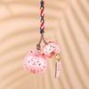 Phone Lanyard Maneki Neko Key Chain Bell Pendant Lucky Cat Phone Strap Cartoon Key Charm  Girls