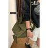 Casual large capacity nylon canvas bag women's 2025 new fashion Korean version bucket bag versatile simple shoulder bag
