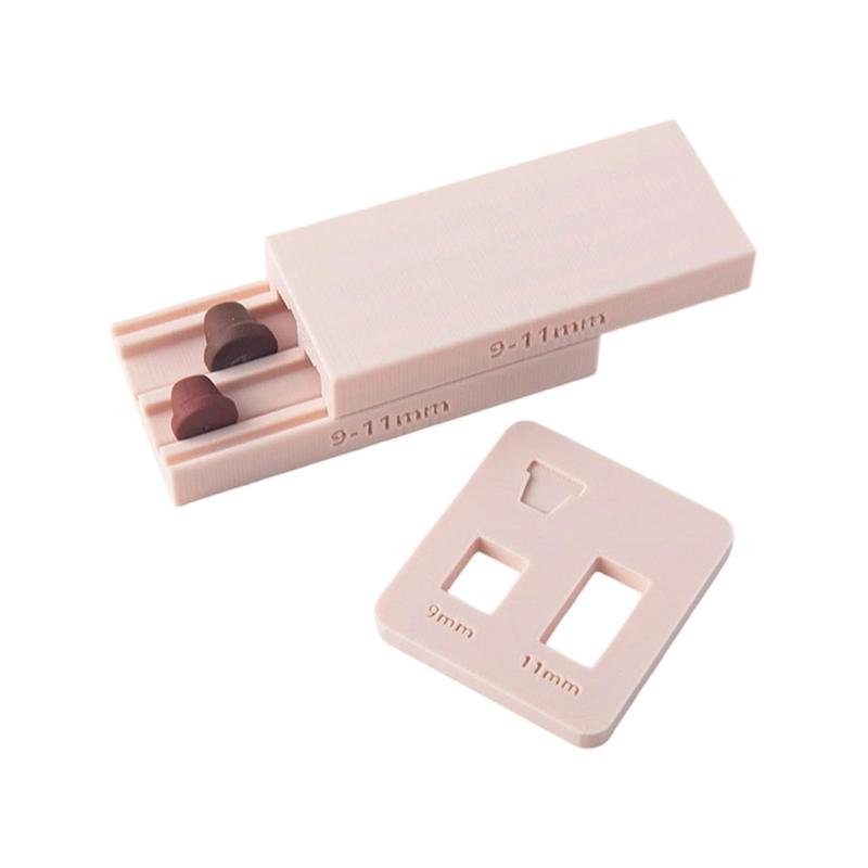 

Портативная форма для катания бусин из полимерной глины, инструмент для рукоделия для изготовления ювелирных изделий, серег, подвесок своими руками с функцией пробивки абрикосовый