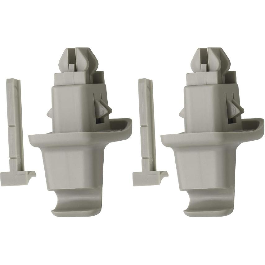 APPERFiT Sun Visor Clip Retainer Holder Gray Compatible With Chevy Express/GMC Savana 1500 2500 3500 Replaces 25840046