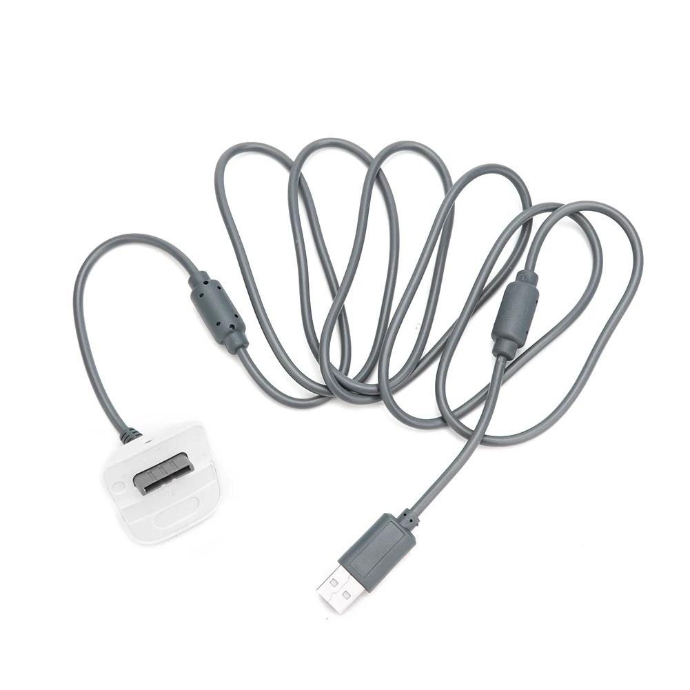 1.8m USB Charging Cable Double Magnetic Ring Playback Charging Cable Game Accessories for Xbox 360 Wireless Game Controller