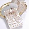 10 Yards/Roll Wired Edge Ribbon Glitter Sequins Organza Ribbon  Christmas Tree Decor