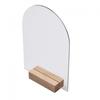 Table Sign Holder Table Sign Wooden Acrylic Blank Clear