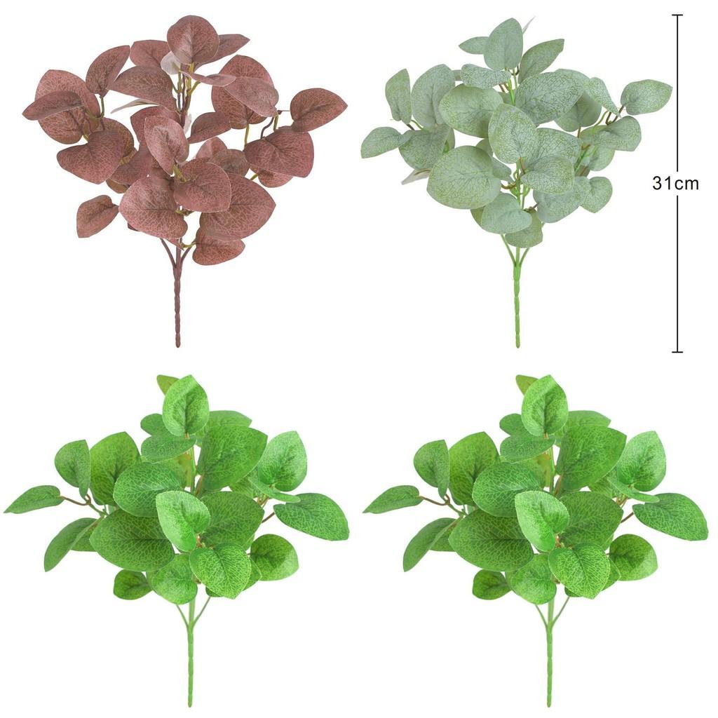 Fake Eucalyptus Leaf For Floral Crafting And Event Decoration With Highquality Material