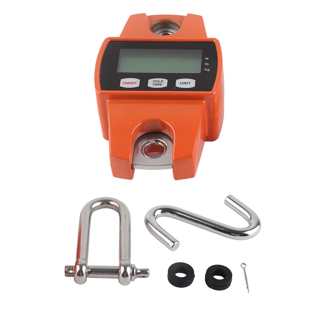 Bärbar LCD Digital Elektronisk Mini Hängande Våg 300kg med Krok