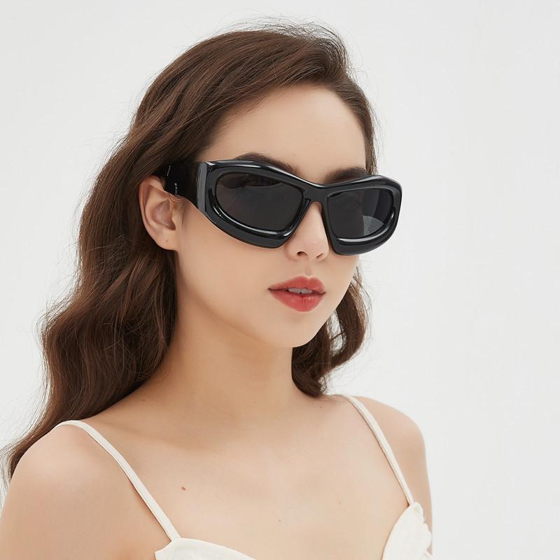 Y2K Sunglasses, Fashion Future Catwalk Hip-Hop Punk Sunglasses, Riding Sunshade Big Glasses