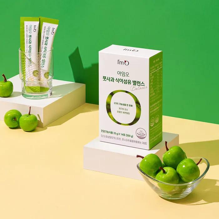 Ich bin Oh Green Apple Diet Ballaststoff-Gelee Balance 5 Boxen, 70 Päckchen