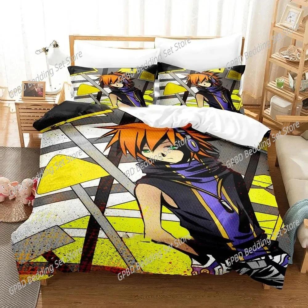 3D Print Neku Sakuraba World Ends Bedding Set Bedroom Soft Modern Bedspreads Comefortable Duvet Cover Quilt Cover And Pillowcase