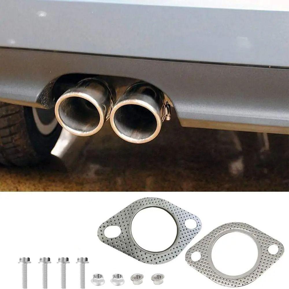 with Bolts Muffler Graphite Gasket Catalytic Converter Gasket  Auto Accessories