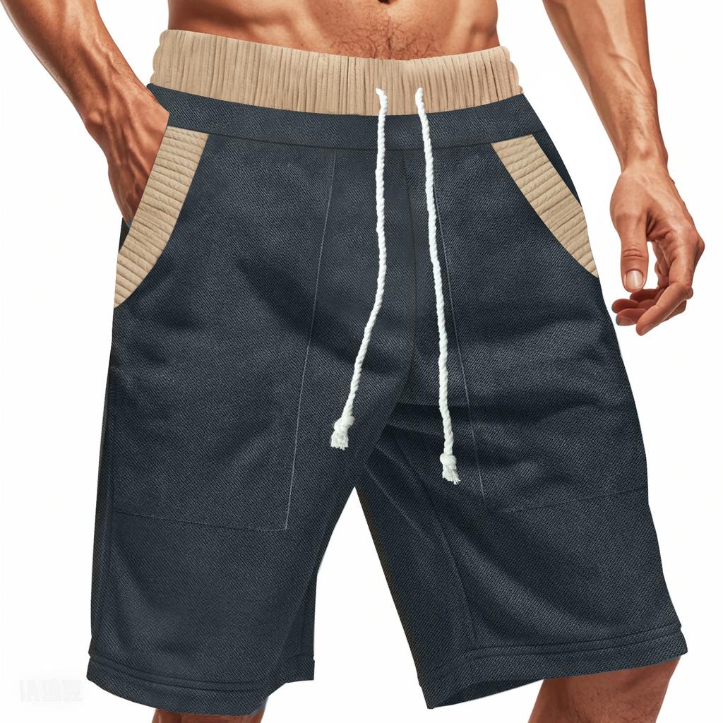 Spodenki Męskie Letnie Moda Uliczna Męskie Casualowe Spodenki 3/4