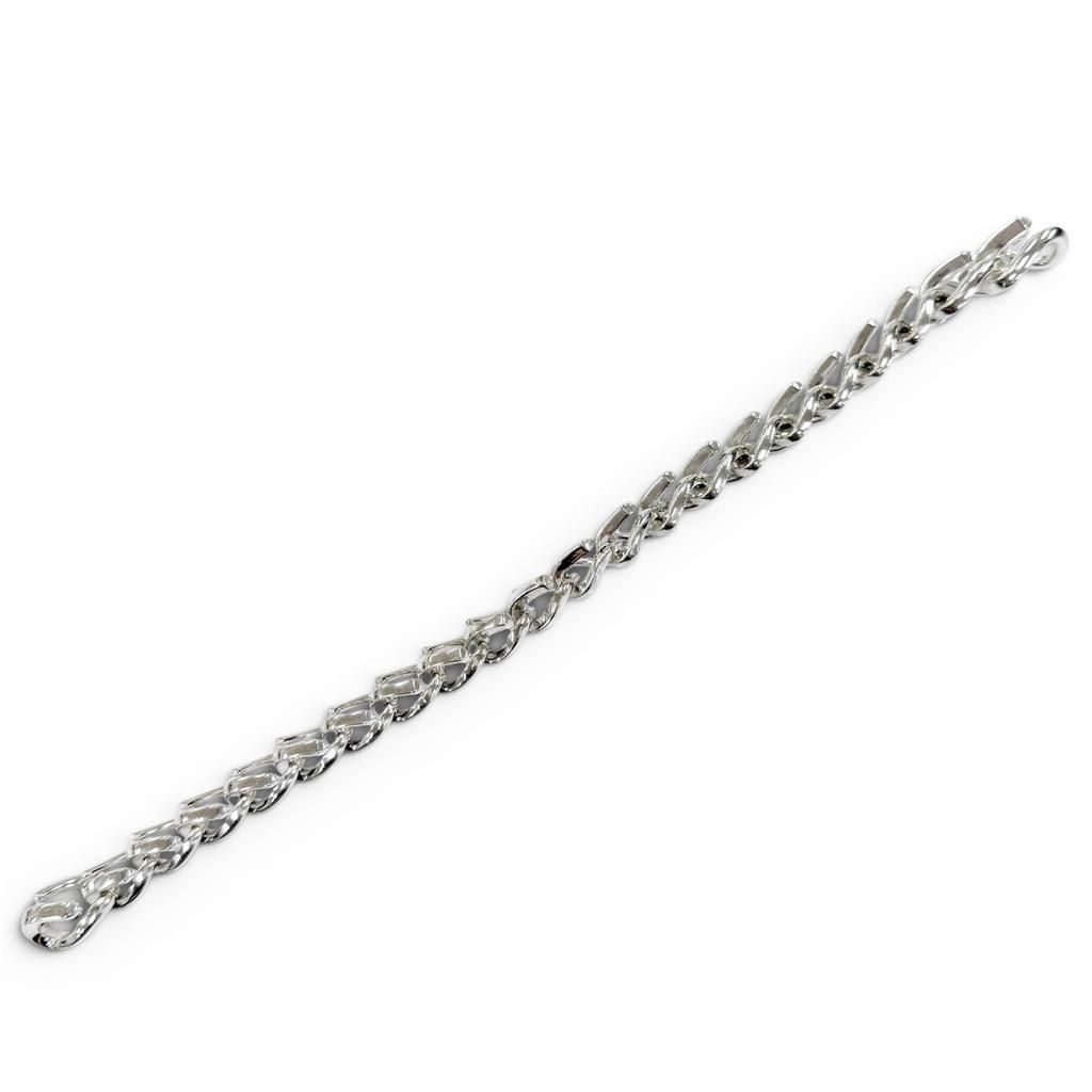 Excellent TIFFANY&Co.Medium Link Bracelet Current product Silver AG925 Women 22 Used