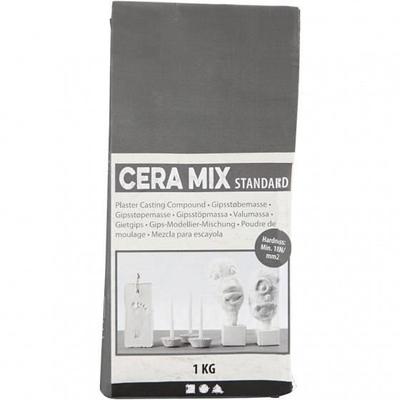 Cera-Mix Standard Gypsum Casting Mix 1 Kg Light Grey