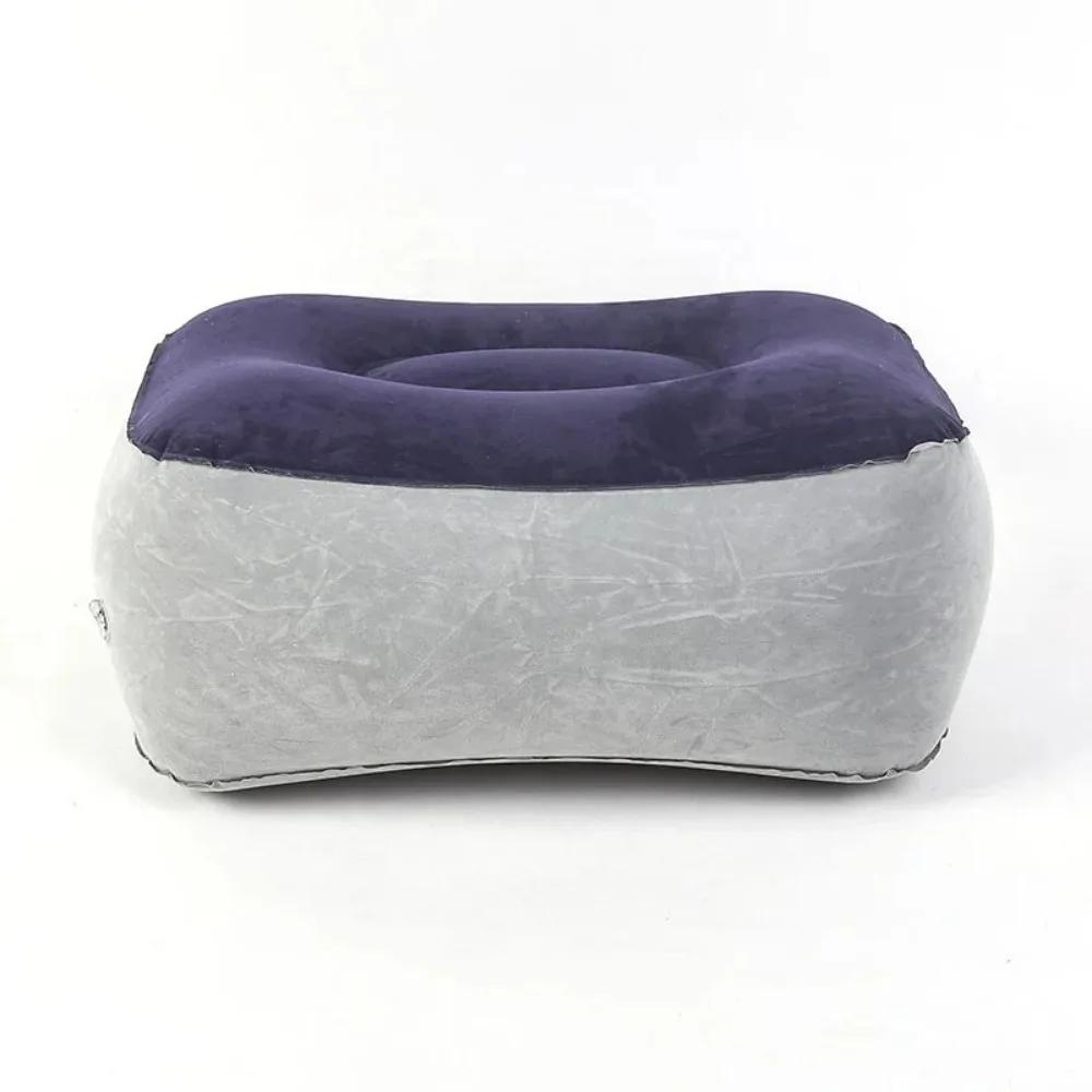 Inflatable Footrest Pillow PVC Foot Rest Air Pillow Cushion For Travel Office Home Leg Up Relaxing Feet Tools Under Desk