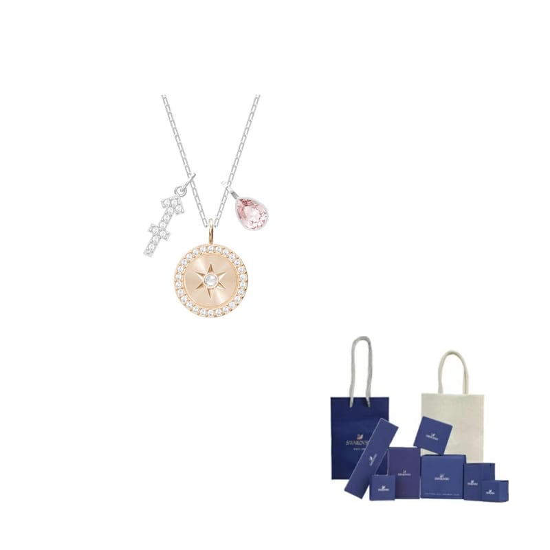 Swarovski Zodiac Necklaces Women`s Pink 5349221