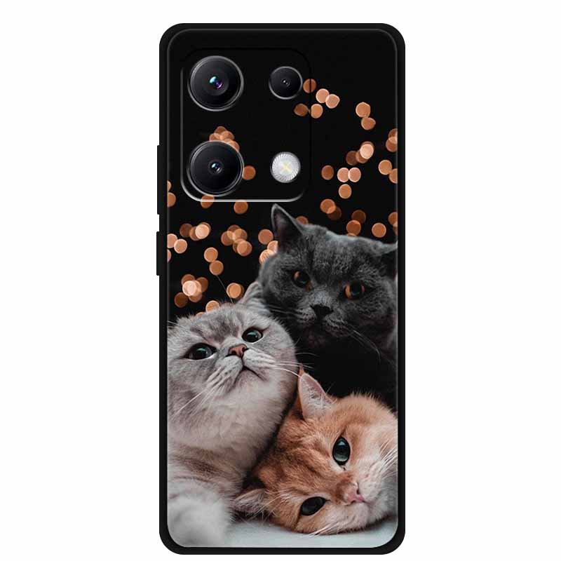 For Redmi Note 14S Case Luxury TPU Soft Silicone Back Cover Phone Cases for Xiaomi Redmi Note14S Protector Lovely Bumper Coque