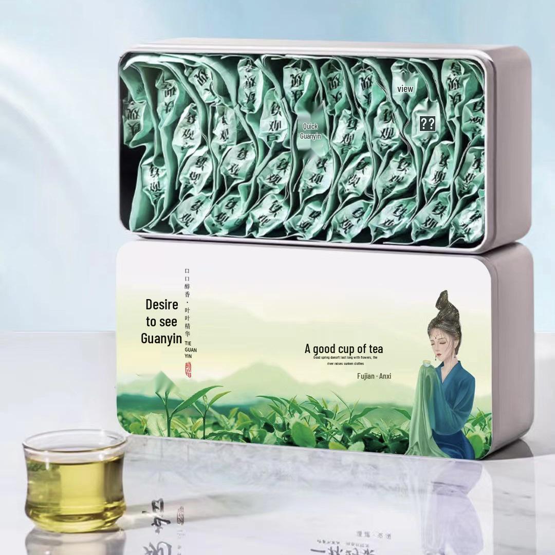 New Tie Guan Yin Rich Aroma Tea in Iron Gift Box Packaging