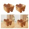 Basket Handmade for Organization with Handles Storage Bin Living Room Kitchen Countertop