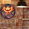 3D Metal Tin Sign Phoenix Wall Art Vintage Retro Home Decor for Living Room Bedroom Kitchen Bathroom