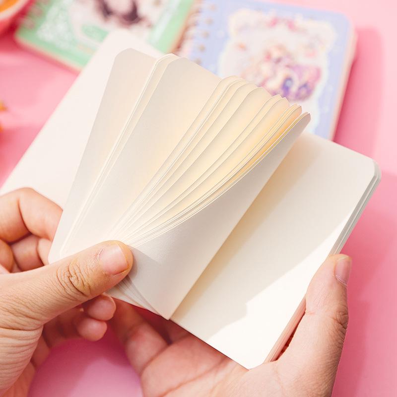 Mu Ran A7 Cartoon Mini Pocket Notebook - Cute Portable Student Diary Gift