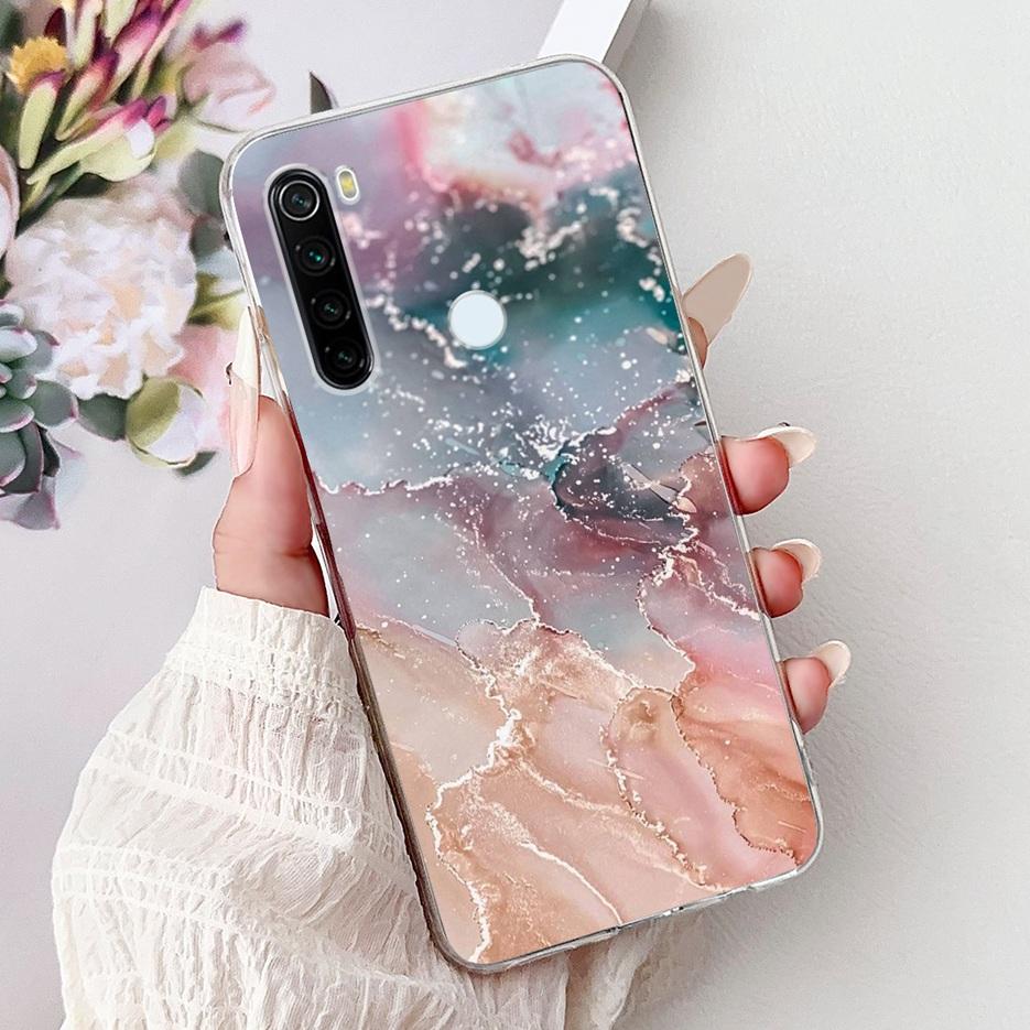 For Xiaomi Redmi Note 8 2021 Case Note 8T New Fashion Painted Cover Soft Silicone Phone Case For Redmi Note 8 Pro Note8 T Fundas