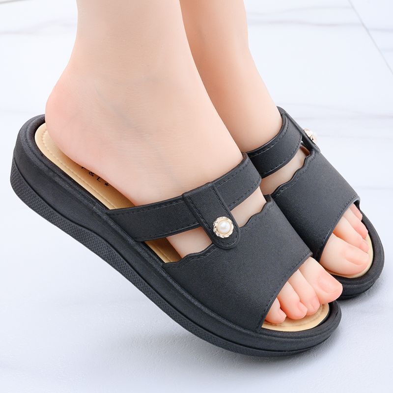 New Waterproof Quick Drying Anti Slip Lightweight Office All-in-one Middle-aged Cool Mop for Women