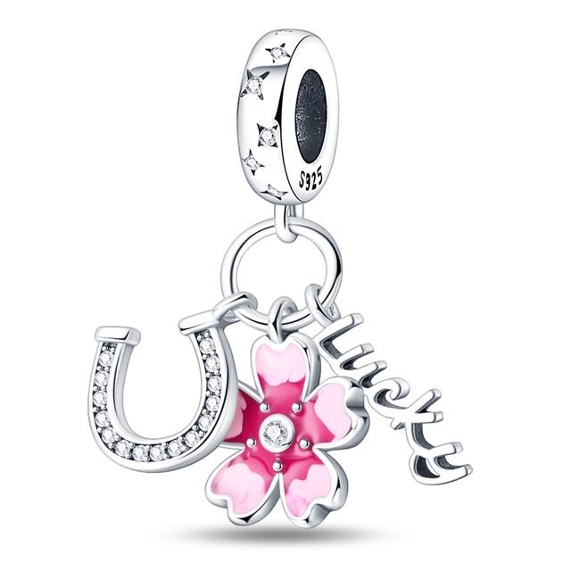 Fashion 925 Sterling Silver Luminous Change Color Animal Star Charms Beads Pendant Fit Necklace Bracelet Jewelry Women