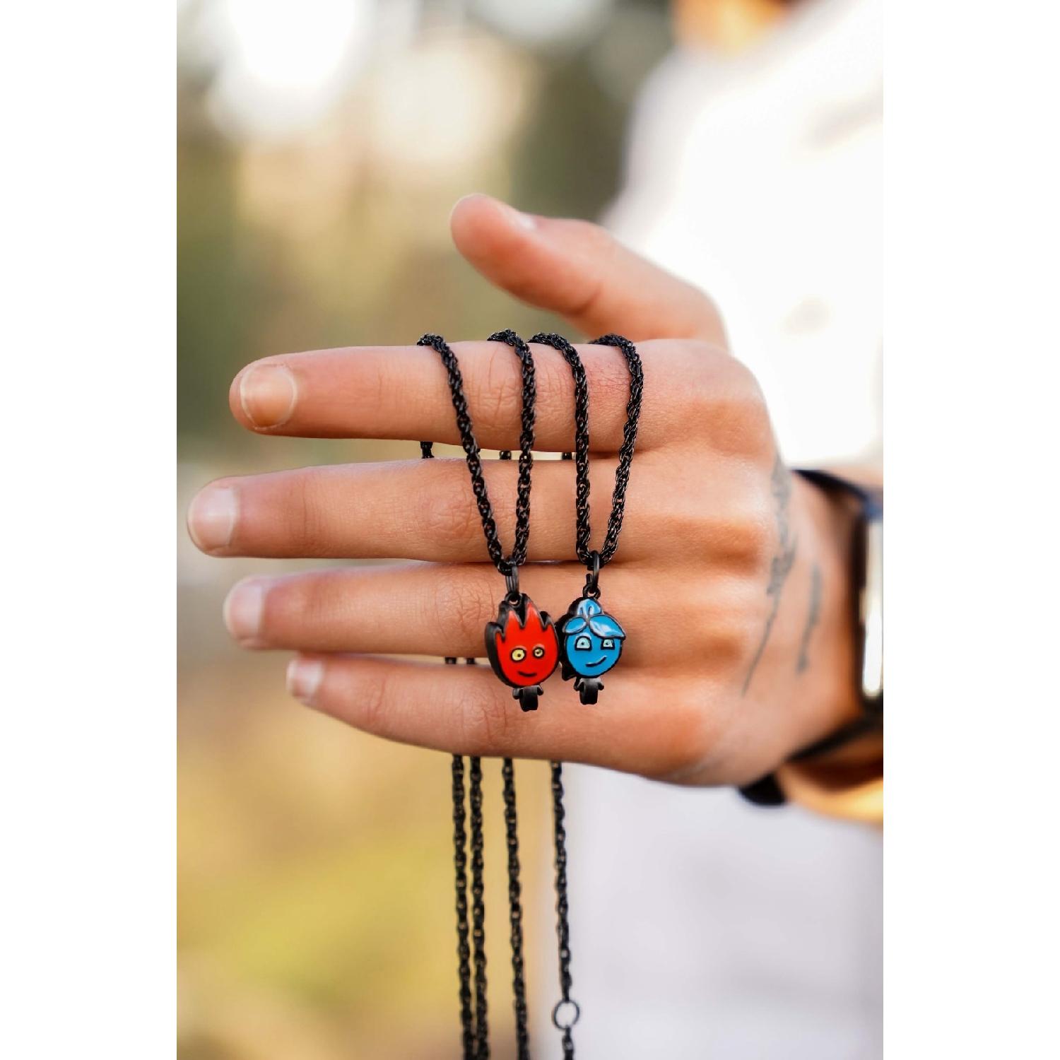 

Магнитное ожерелье из воды и огня, ожерелье для пары лучшего друга, дружбы и любовника