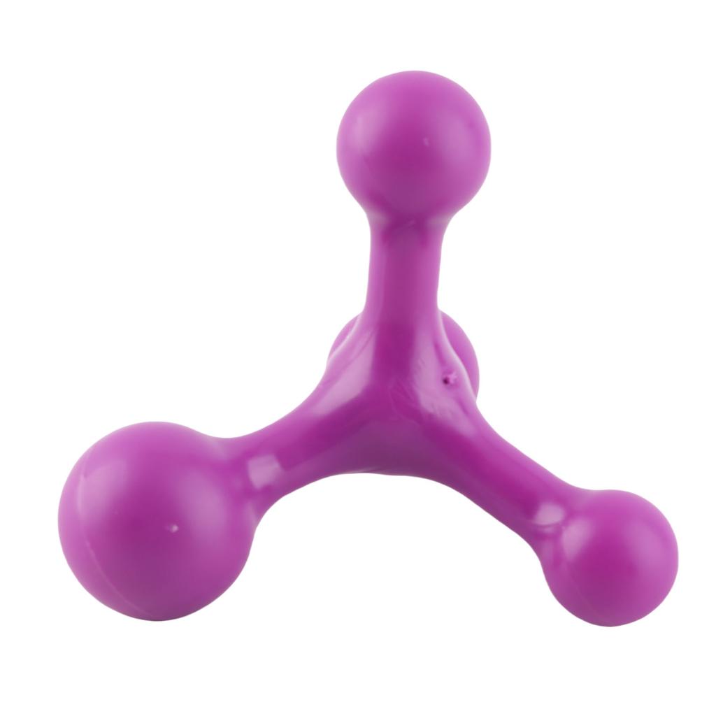 Back Muscle Massager 4 Balls Structure Deep Relaxing Neck Massage Tool for Neck Leg Purple