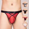 Low Rise Thongs Mens Shiny Underwear G-string Brief Underpants