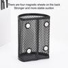 Black Mesh Pencil Cup Holder Large Capacity Multipurpose Magnetic Makeup Brush Holder