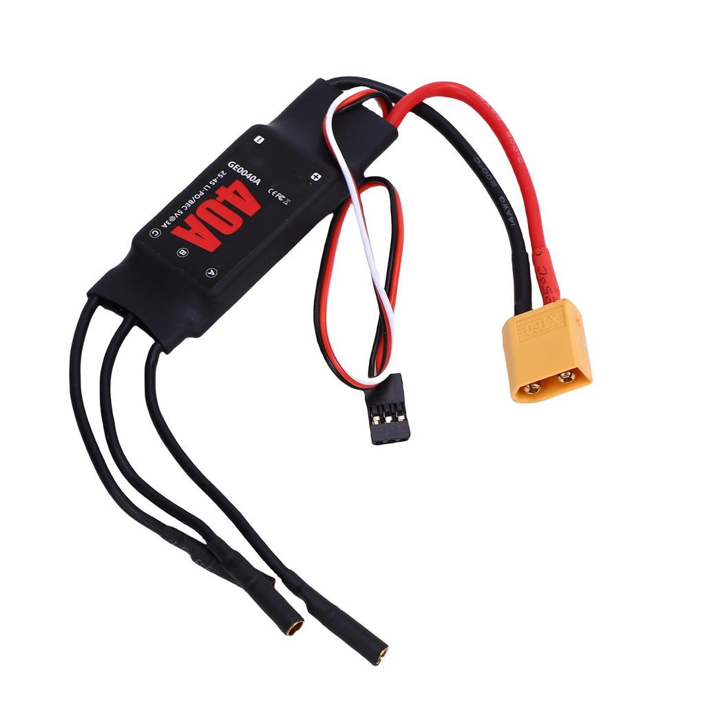 RC Brushless ESC with 5V 3A BEC 40A 2 3S Electronic Speed Controller for RC Airplane Aircraft Helicopter