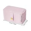 PU Leather Ring Necklace Case Solid Color Jewelry Display Case Simple Earrings Holder  Travel