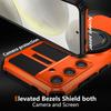 For Samsung Galaxy S24 Case Compatible with MagSafe Rotary Kickstand Anti-Drop TPU+PC Phone Cover