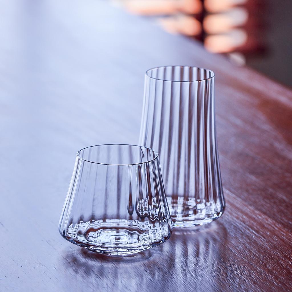 PWK505 CRISON Crystal Glass Handmade Whiskey Cup Bar Bartender Cocktail Cup Home Glass Cup 290ML