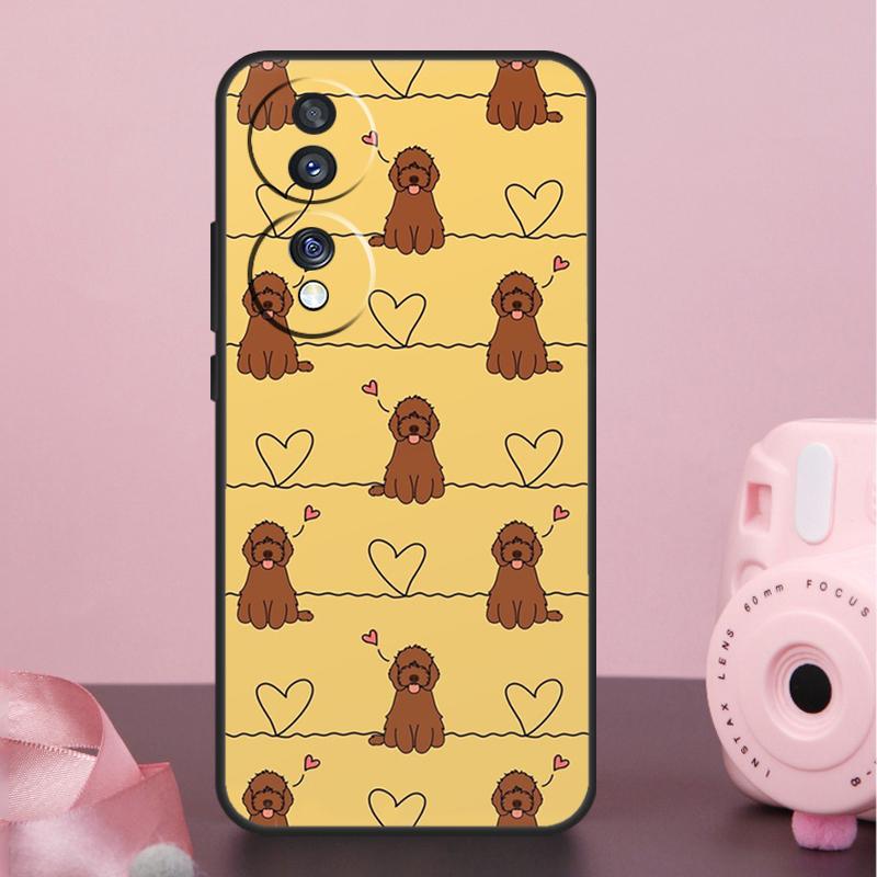 Brown Cockapoo Case For Honor Magic 8 Pro 5 6 7 Pro Win X9a X9b X9c X9d X8b X8c 50 70 90 200 400 Lite Cover