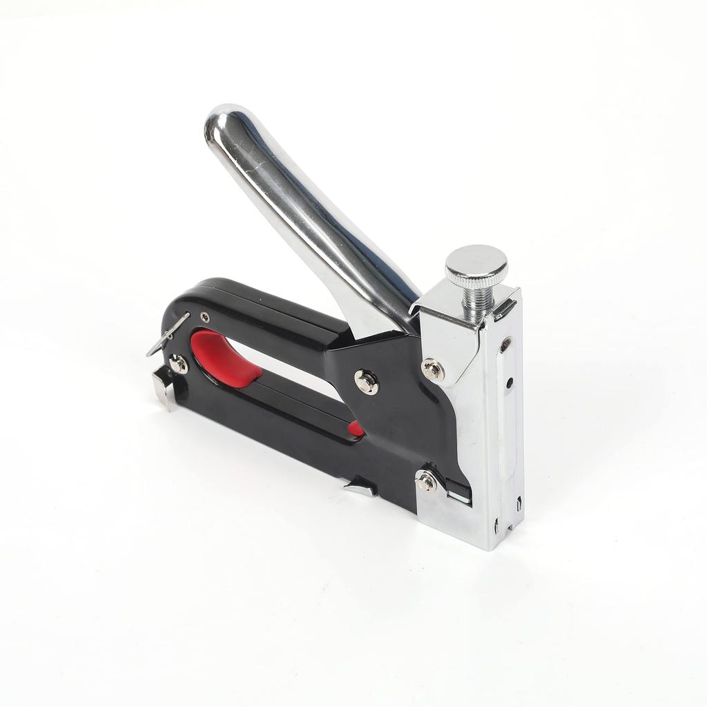HFS(R) 3-in-1 Hand Stapler, Gun, Manual Stapler with 3000 Replacement Staples for Wiring, Repairs, Wood Backing, Carpentry, and Furniture
