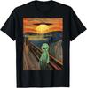 Alien Scream Gemälde T-Shirt