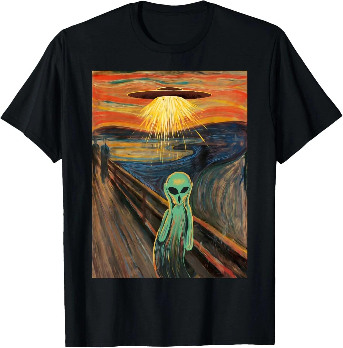 Alien Scream Painting T- Shirt 3XL