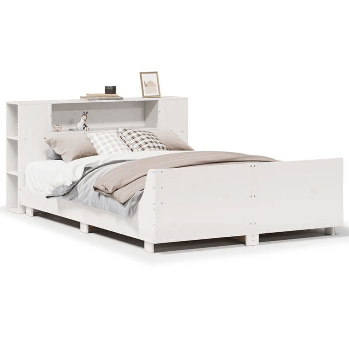 VidaXL Bed Frames Without Mattress White 160x200 Cm Solid Pine Wood 3323645