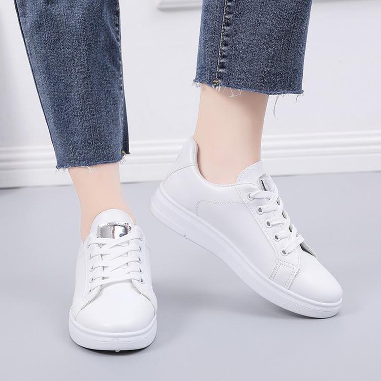 Spring Shoes 22 New Sub-spring Board Shoes Student Casual Spring and Autumn Flat-bottomed Lace-up Single Shoes