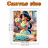 Disney Pearl Painting Set Princess Jasmines Pearl Daisy Market Home Decor Handmade Gift
