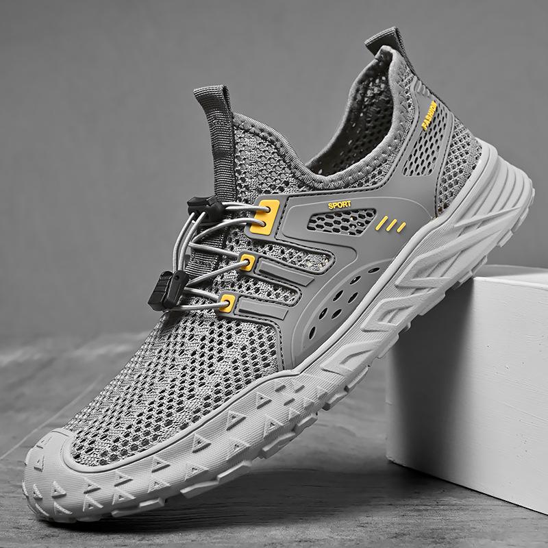 2024 Men s Breathable Mesh Summer Shoes - Lightweight, Soft Sole 41