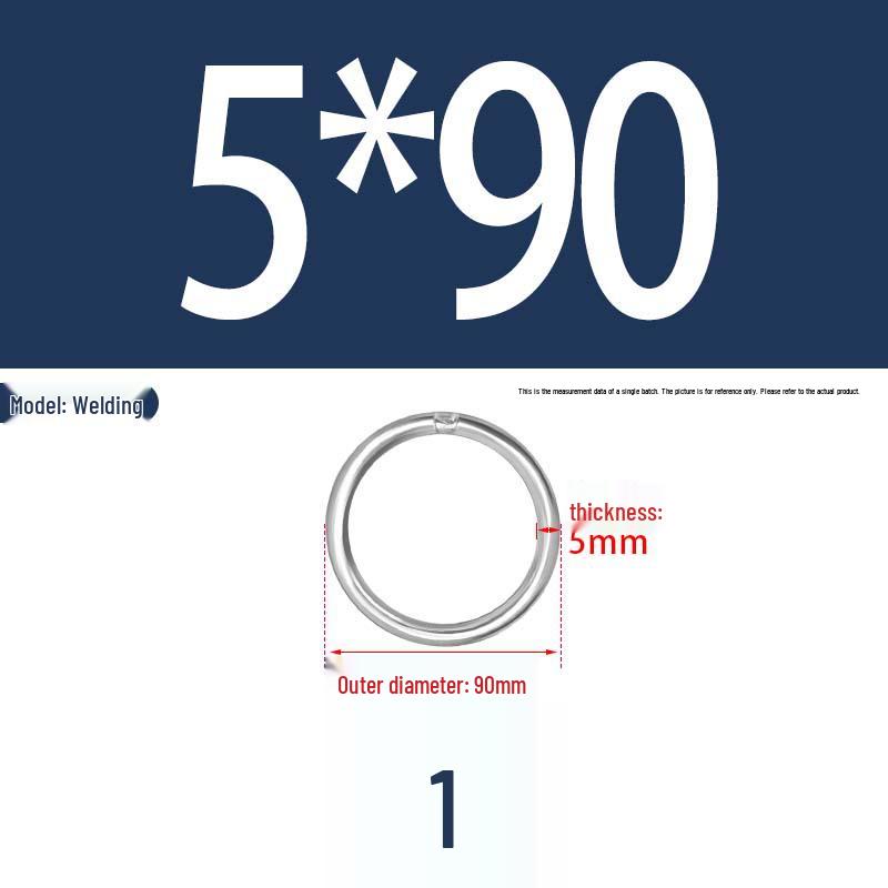304 Stainless Steel Seamless O-Ring for Lifting and Hammock Yoga Connection