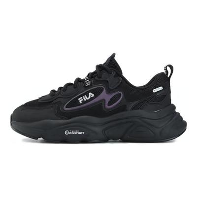 Mars 1 Fabric Synthetic Leather TPU Non-Slip Wear-Resistant Shock Absorbing Low-Top Casual Shoes Women Sneaker Black F12W332117FBK