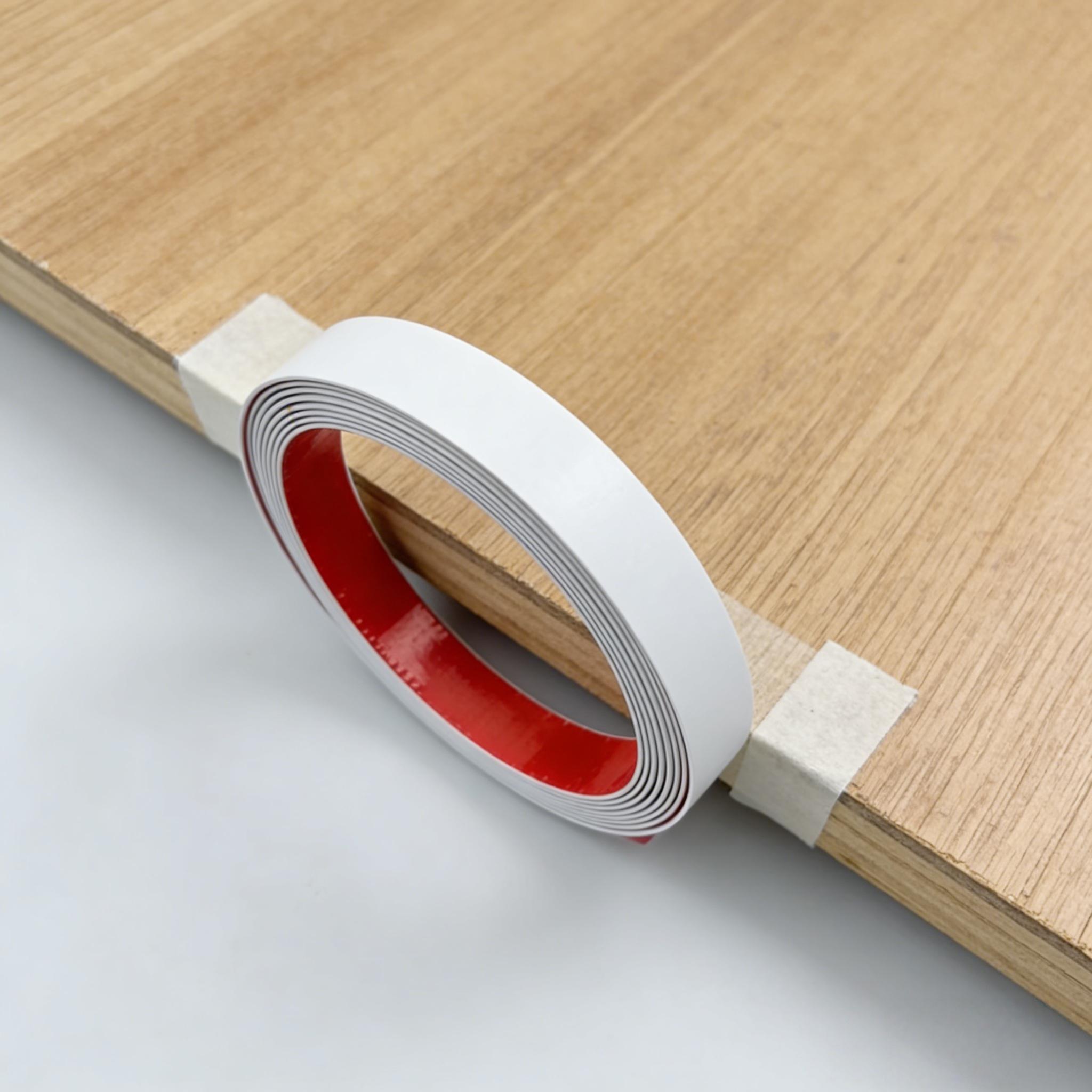 

1pc 3Metersx1.8cm PVC Furniture edging banding strip sealing tape adhesive wood veneer sheet for Cabinet Desk Surface Edging 3M