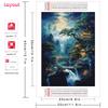 Full Diamond Mosaic Landscape Waterfall 5d DIY Embroidery House Cross Stitch Kit Decorative Paintings for Home
