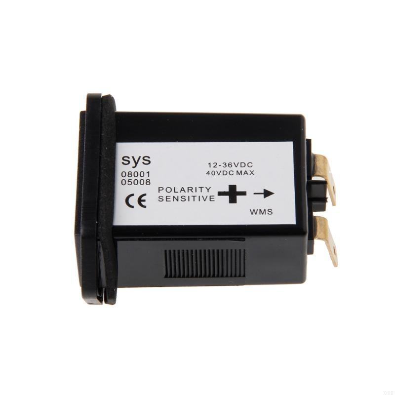 X6HF New DC12V-36V Generator Sealing Hour Meter Counter For Boats Trucks Tractors for