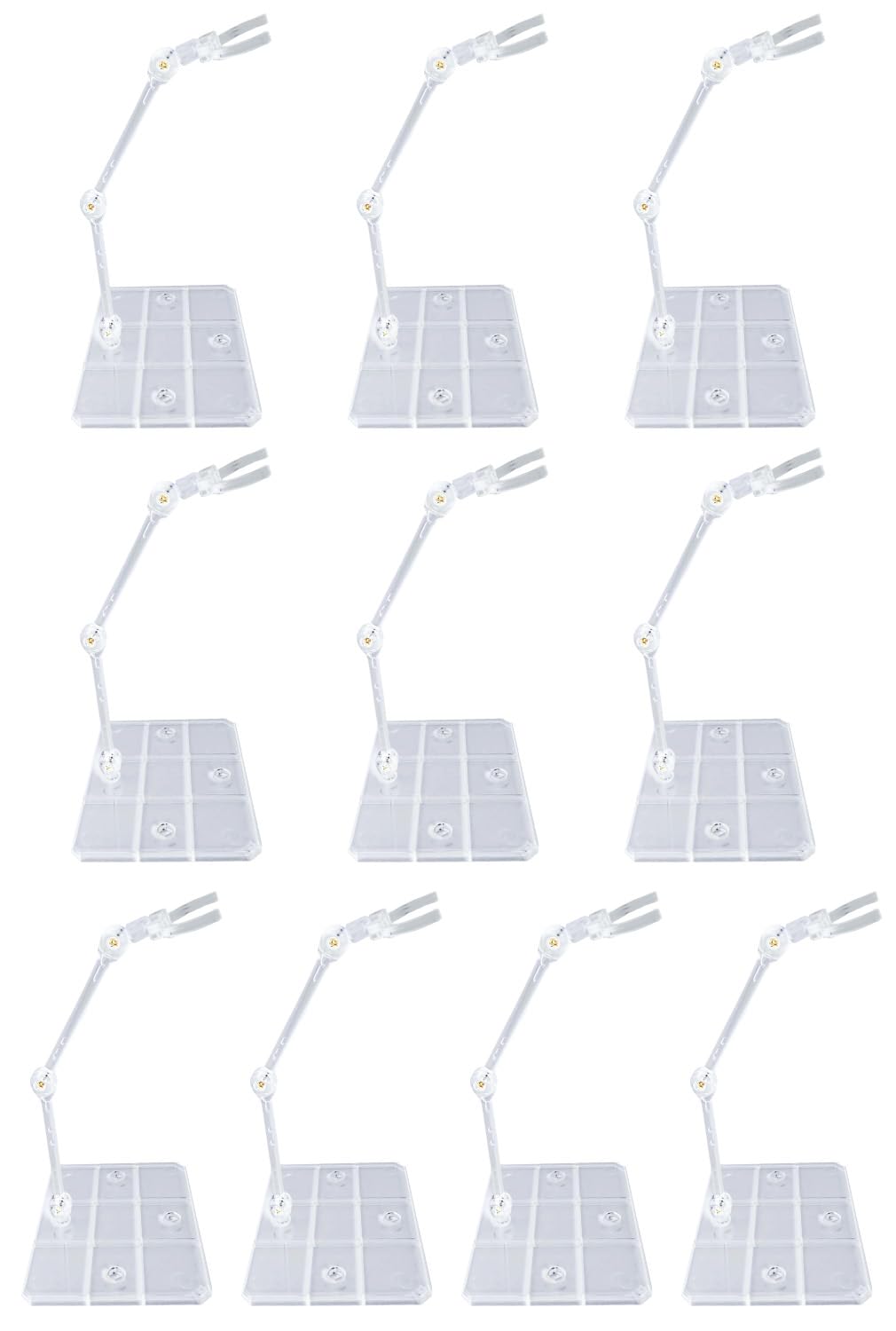 

Figure Display Acrylic Action Doll 3mm Universal Fit for Plastic Models and Set of 10 Lovep.c Stand, Stand, Stand, Base, Stand, Axis, Figures,