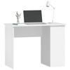 Weißer Schreibtisch 100 x 55 x 75 cm Spanplatte