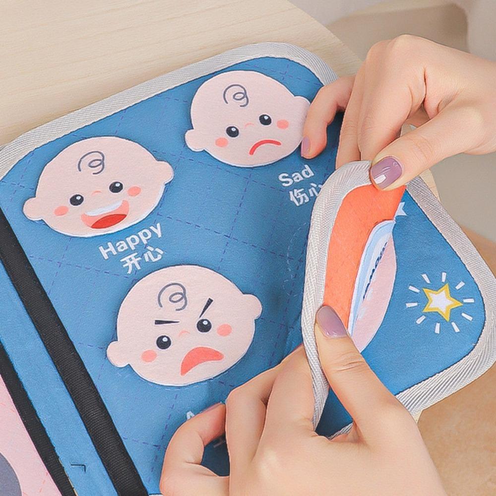Soft Baby Cloth Book Stereoscopic Montessori Felt Cloth Book Busy Book Puzzle Felt Book  Kids Gifts
